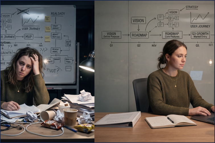 Working hard concept